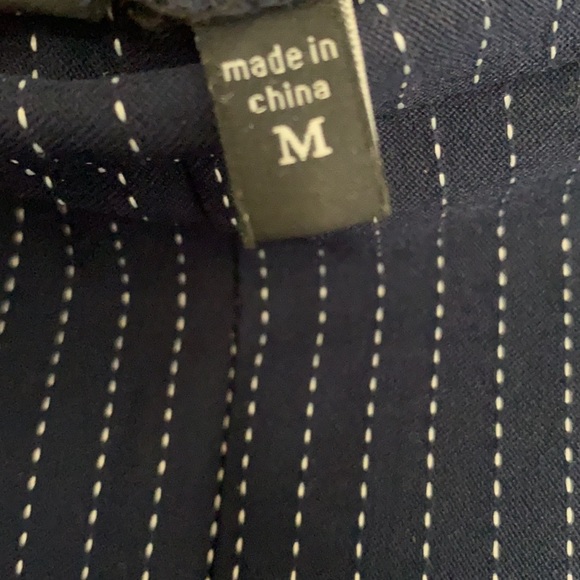 2 for $20 HIGH WAISTED NAVY/WHITE STRIPPED PANTS - Picture 6 of 6